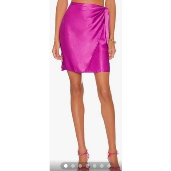 Mother of All Adrianna Mini Skirt in Purple NWOT Size Small - Picture 1 of 6